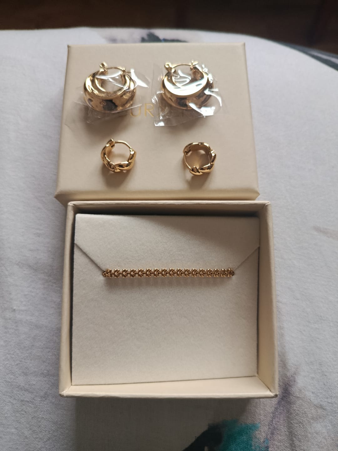 Customer photo review of Elora Earrings