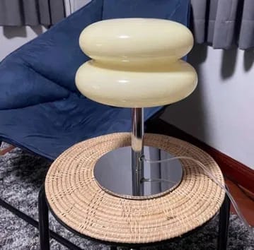 Customer photo review of Donut Style Table Lamp