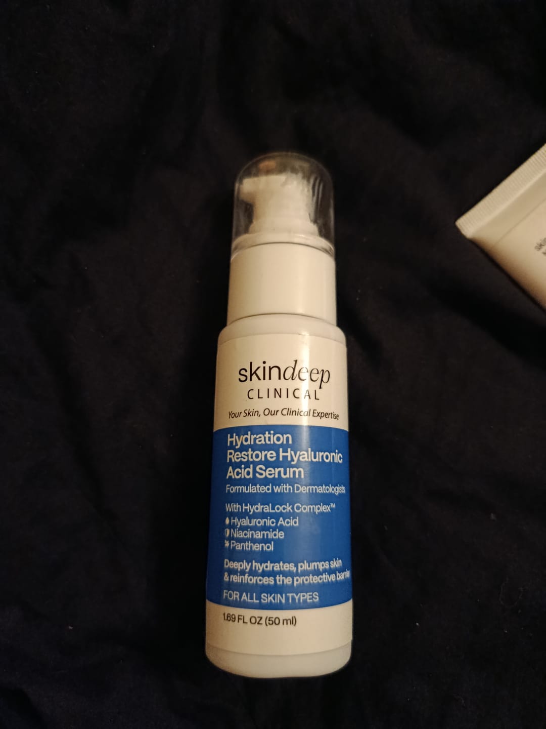Customer photo review of Hydration Restore Hyaluronic Acid Serum