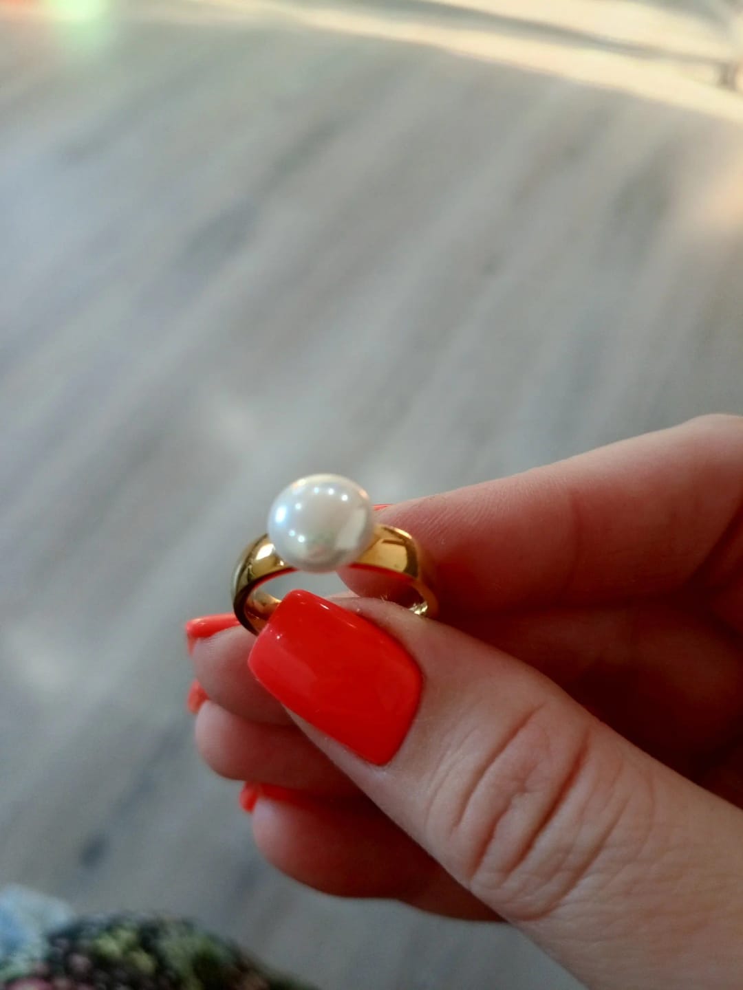Customer photo review of Aura Pearl Band
