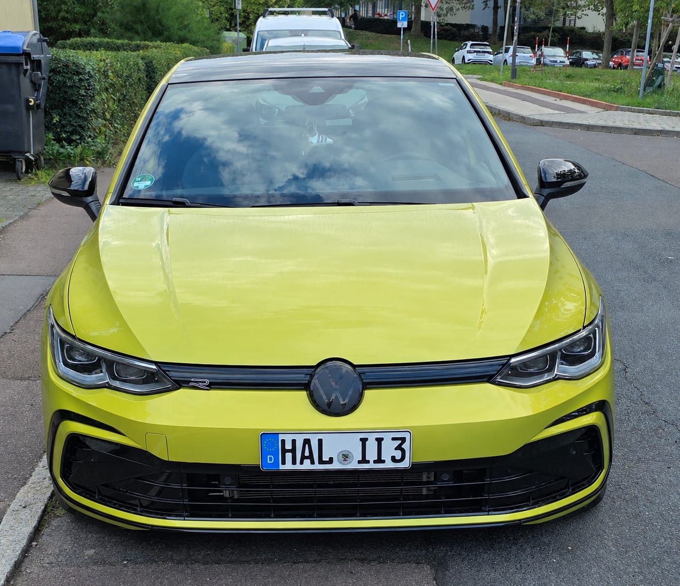 Customer photo review of Gloss Black Mirror Covers For VW Golf MK8 (2020+)