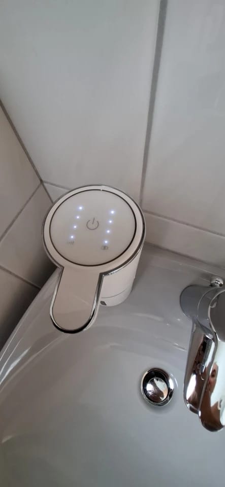 Customer photo review of Liquid Foma Soap Dispenser - Turn Your Everyday Handwashing Into a Smarter Experience