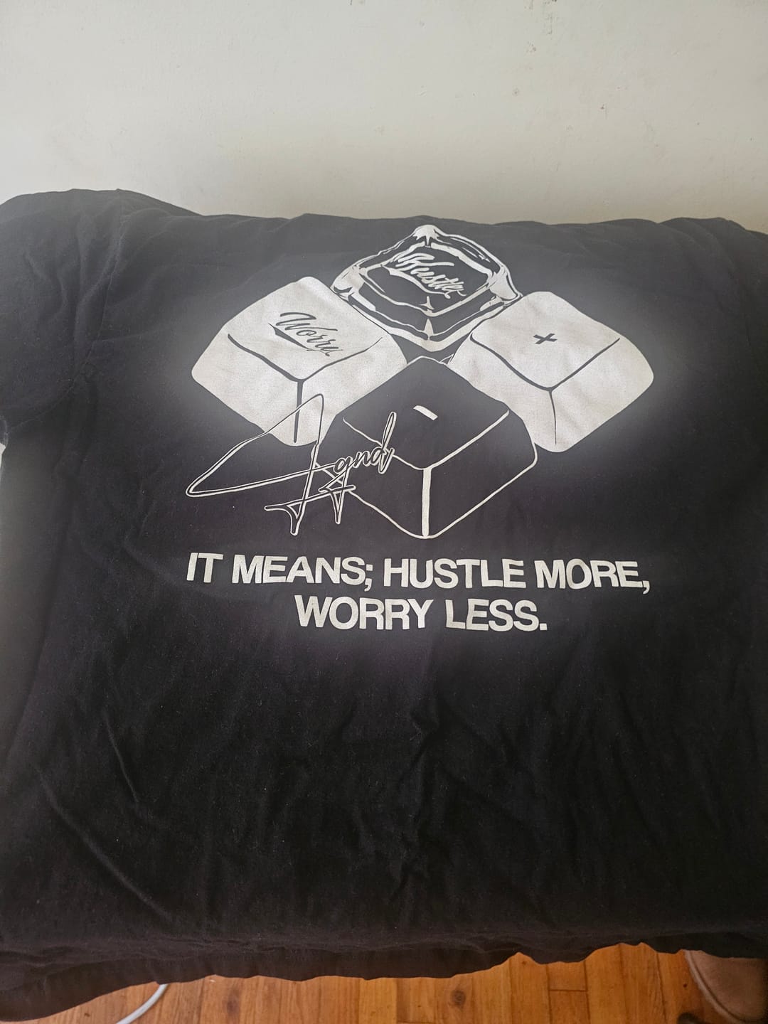 Customer photo review of Ctrl Hustle Tee