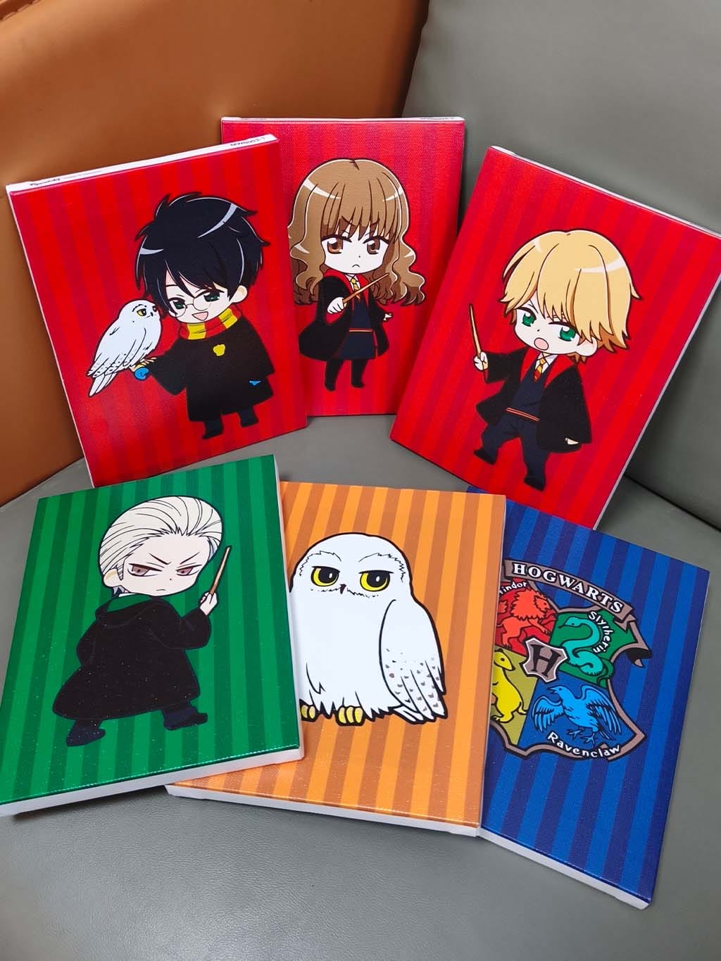 Customer photo review of Mini Peinture par numéros 15x20cm (6 pièces) - Personnages de Harry Potter