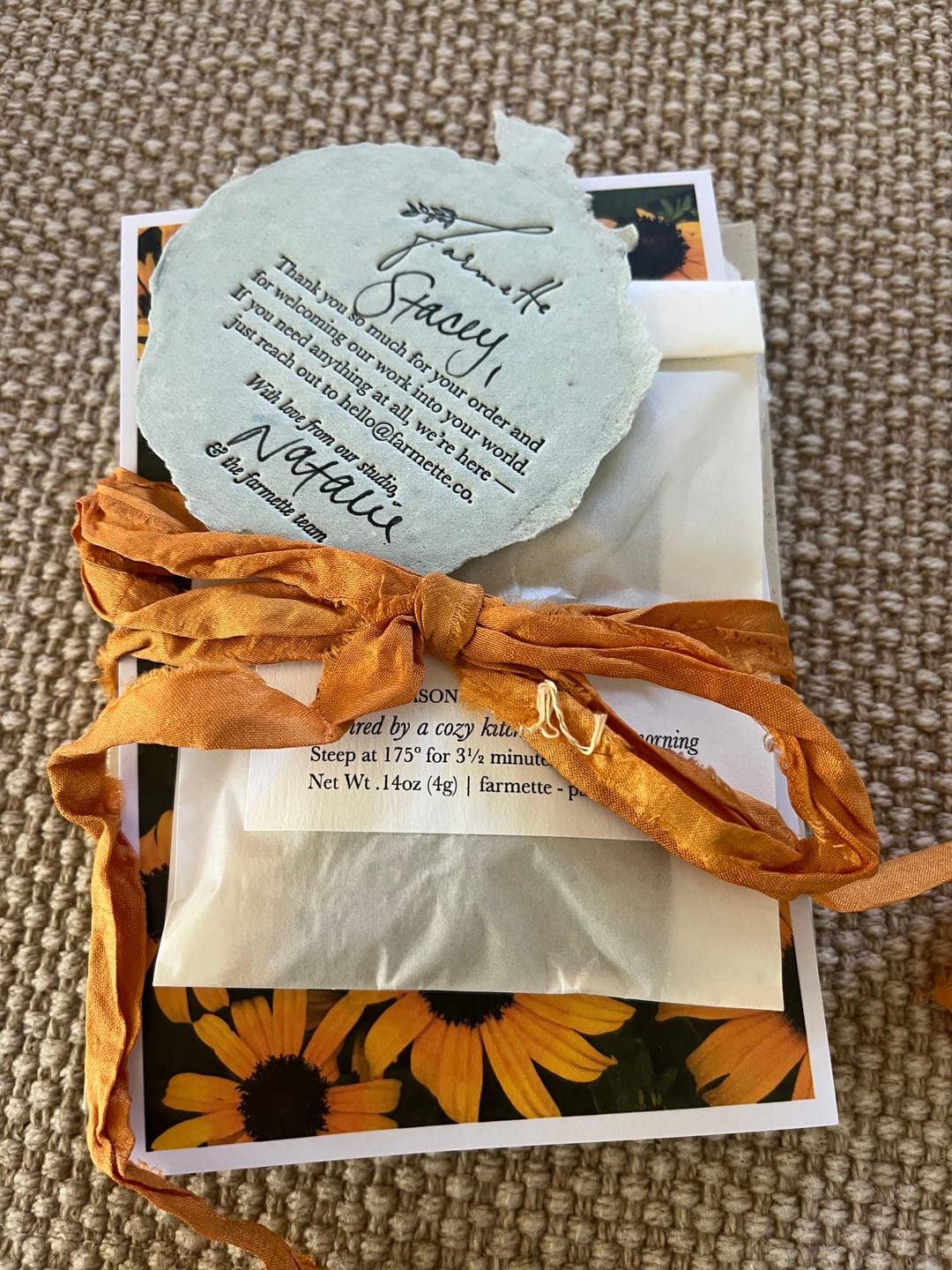 Customer photo review of Monthly Artisan Card Subscription
