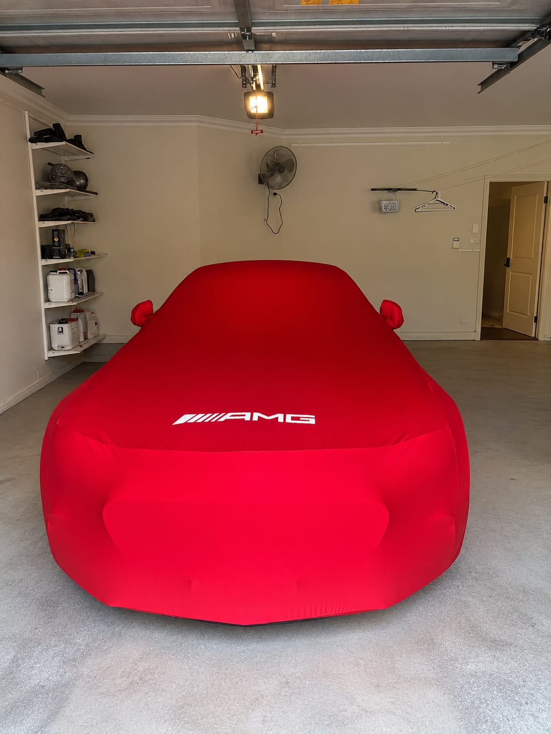 Customer photo review of 2016-2026 Mercedes AMG GT S 2 mirrors Purfit Indoor Custom Car Cover
