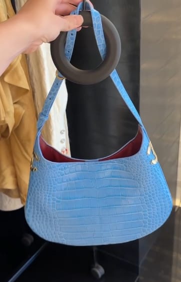 Customer photo review of Chanel 2026 Shoulder Bag Crocodile Embossed Leather 167164