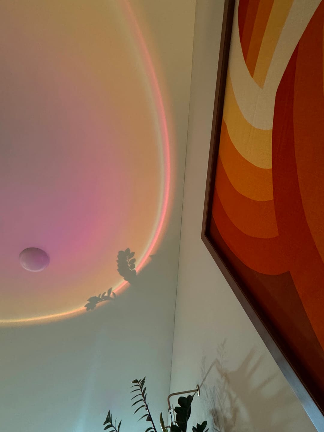 Customer photo review of Golden Hour Sunset Lamp