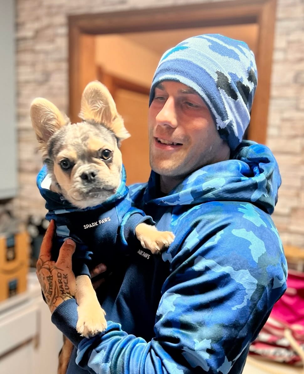 Customer photo review of Camo Dog Hoodies