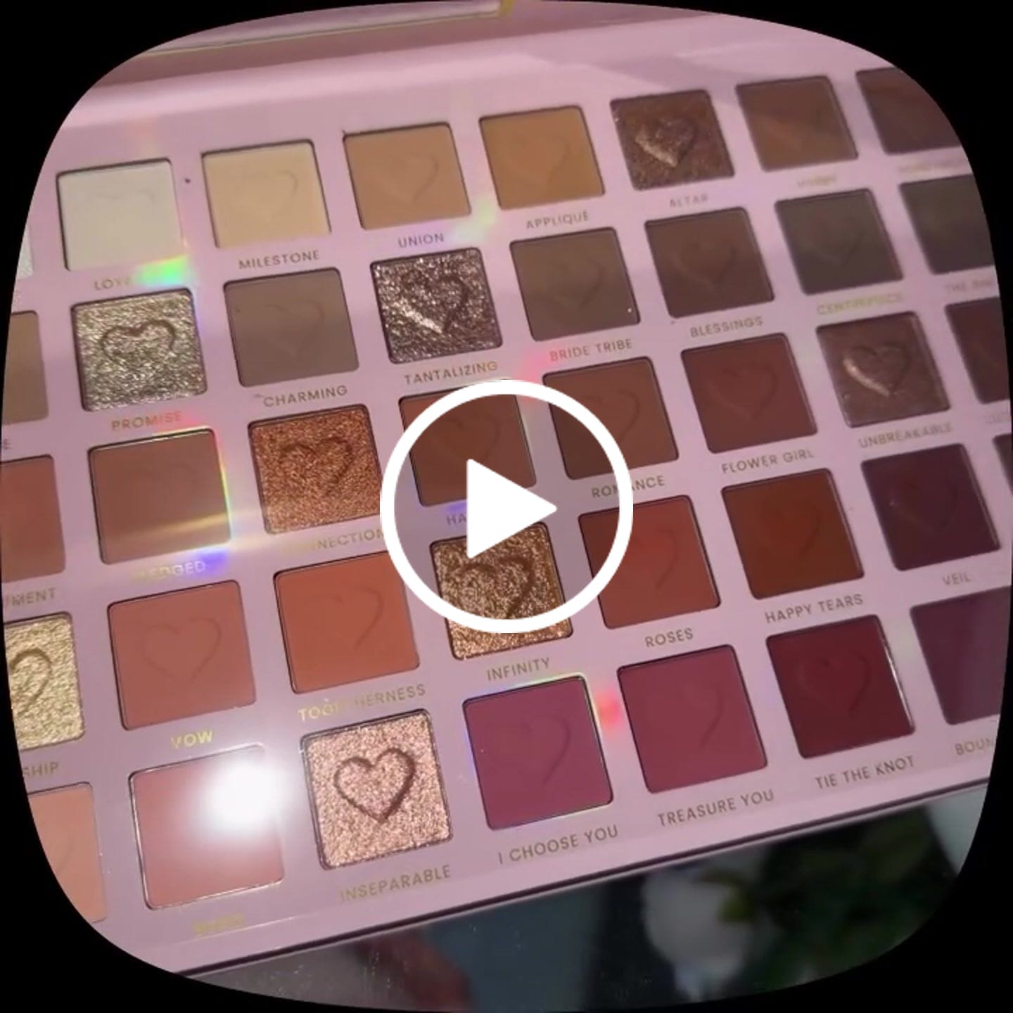Customer video review of Wedding Wish XL Palette