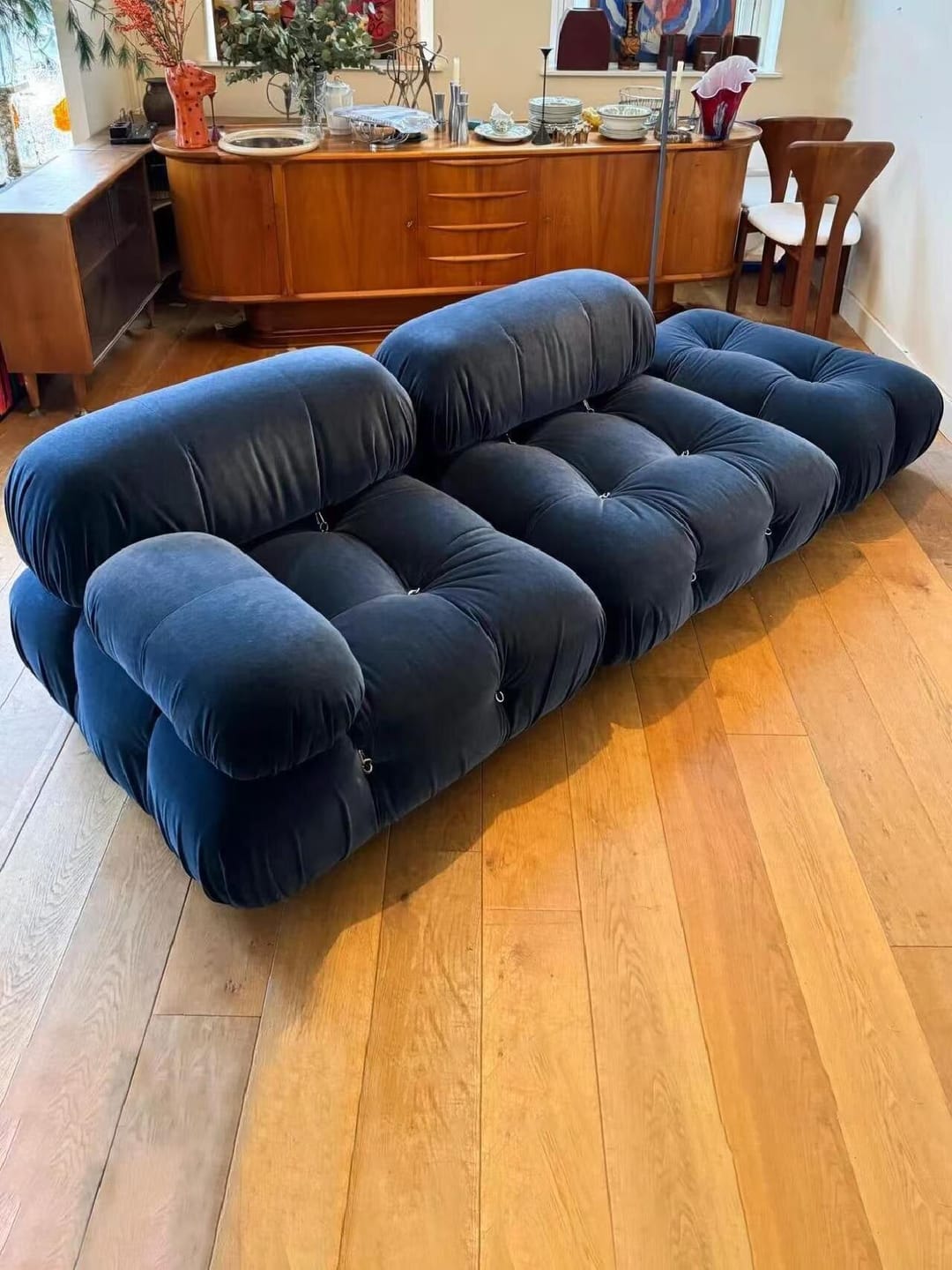 Customer photo review of Hiksnra 3 Piece Sectional Sofa | Compression Sofa in Box