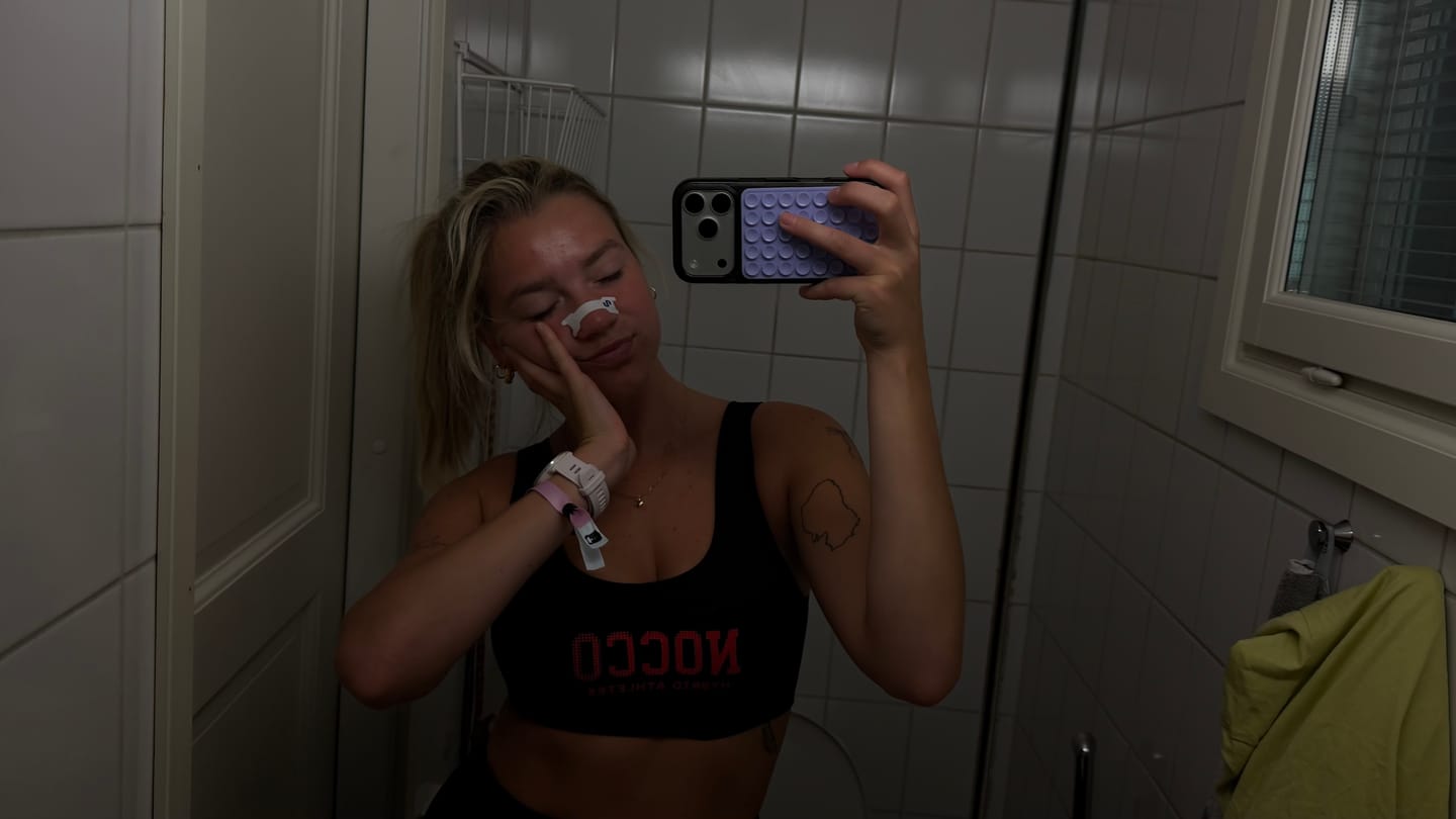 Customer photo review of Nuku Sleep Nasal Strips