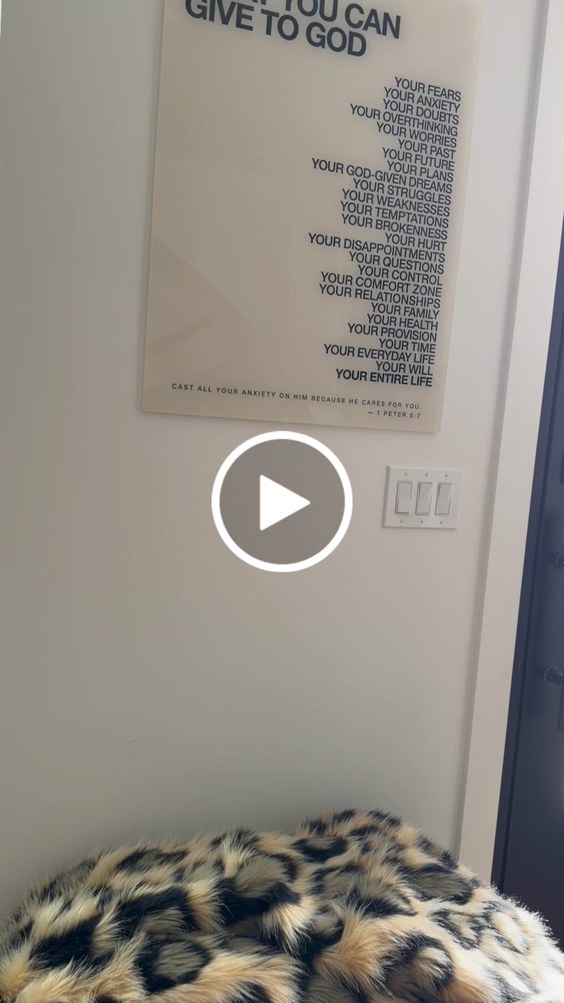 Customer video review of What You Can Give God - Tan