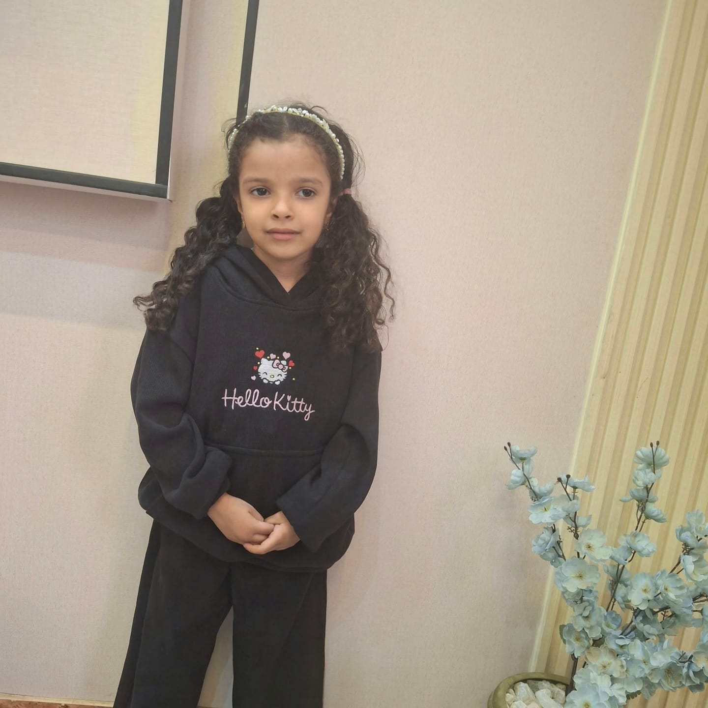 Customer photo review of Sweatshirt Sets Oversize fit/Wide Leg fit embroidered top