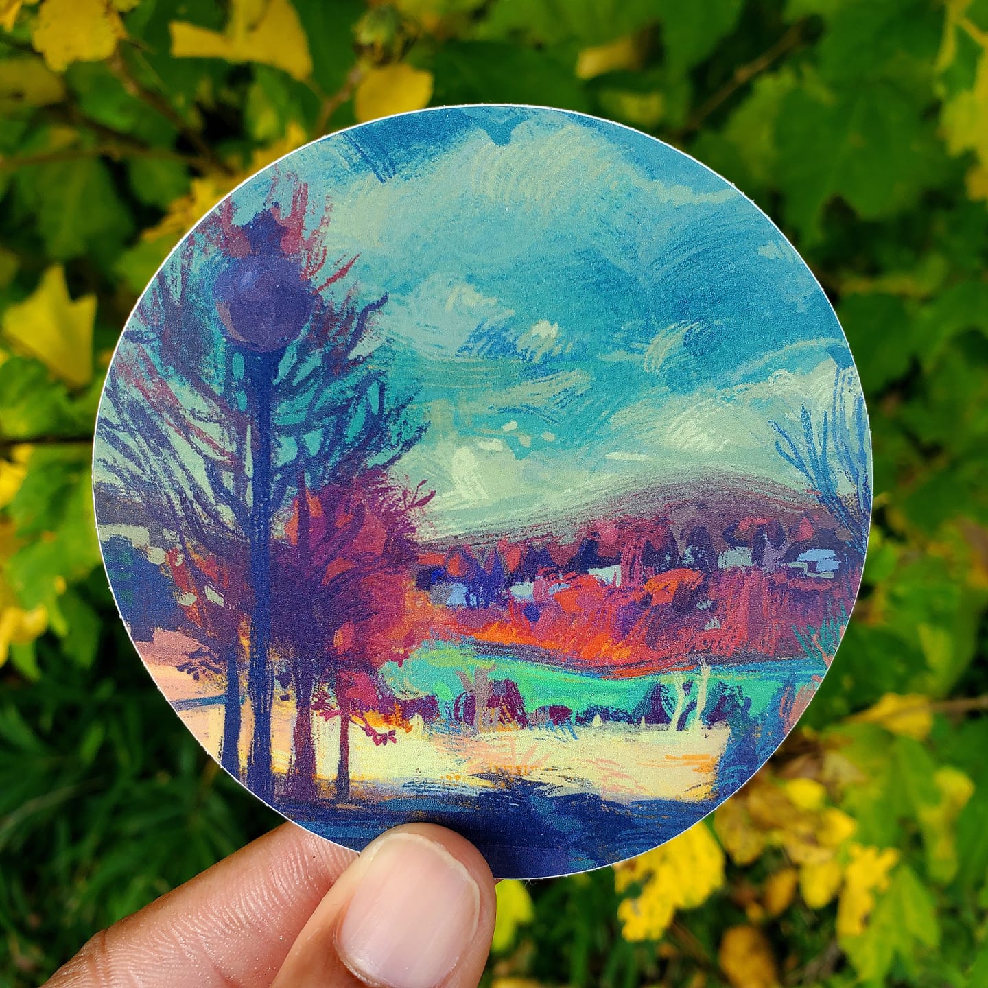 Customer photo review of Circle Stickers