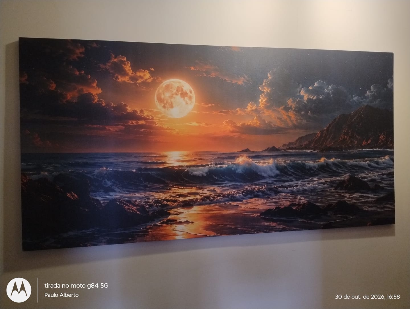 Customer photo review of Mar sob a Lua Cheia