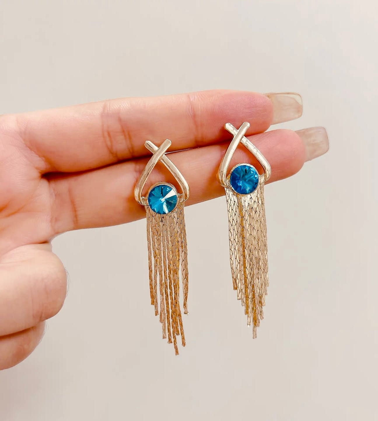 Customer photo review of Albina Earrings