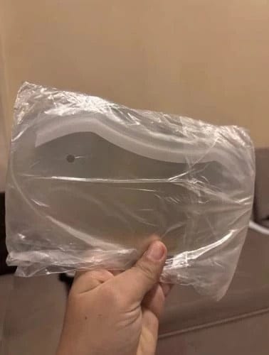 Customer photo review of Lashield Lash Shower Shield