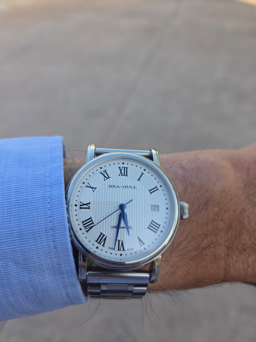 Customer photo review of Roman Numerals Dress Couple Watch 38.5mm/27mm