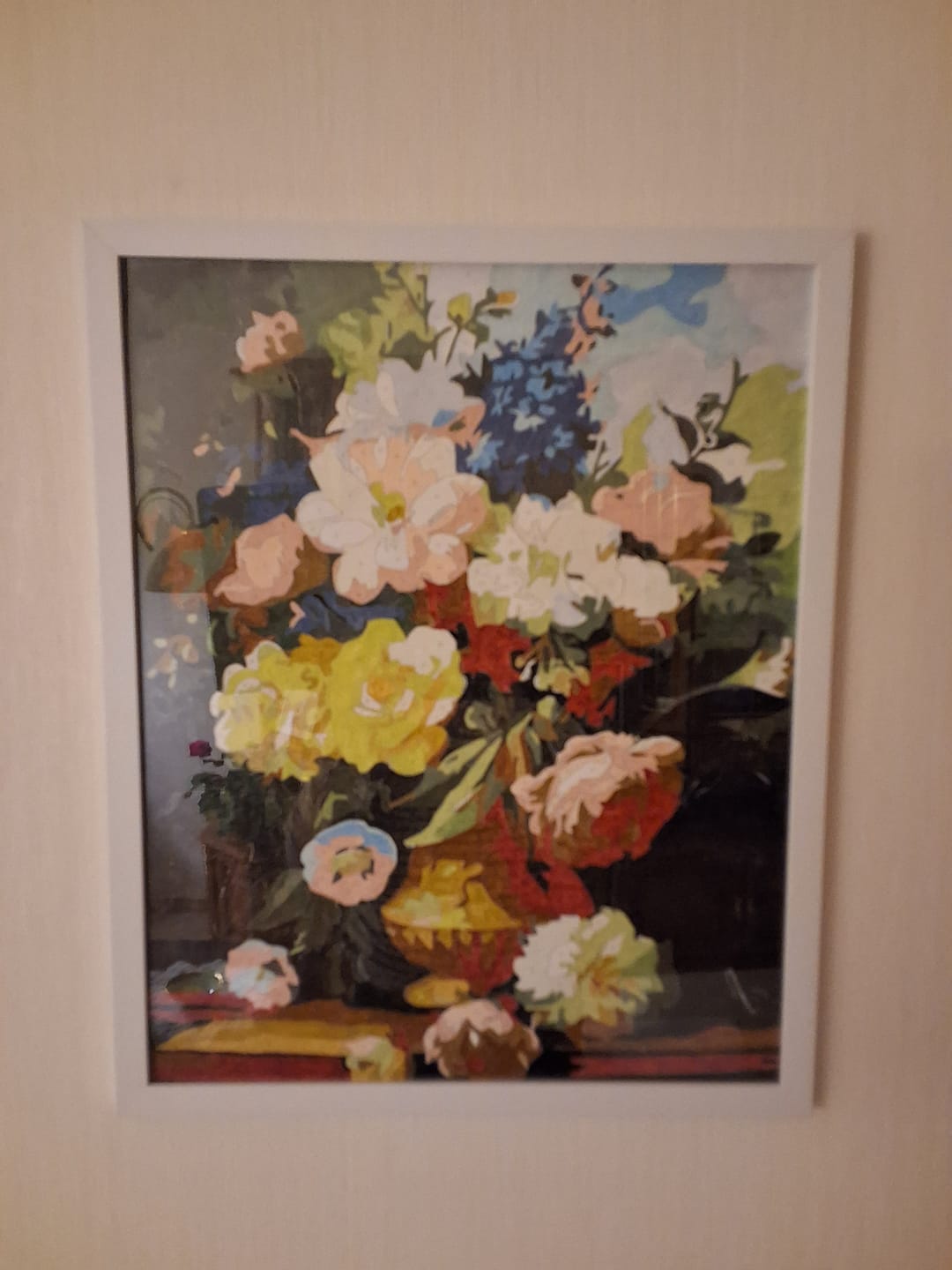 Customer photo review of Fleurs dans un Vase d'Etain