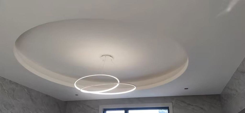 Customer photo review of Nested Ring Chandelier, Aluminium and Acrylic, Integrated LED