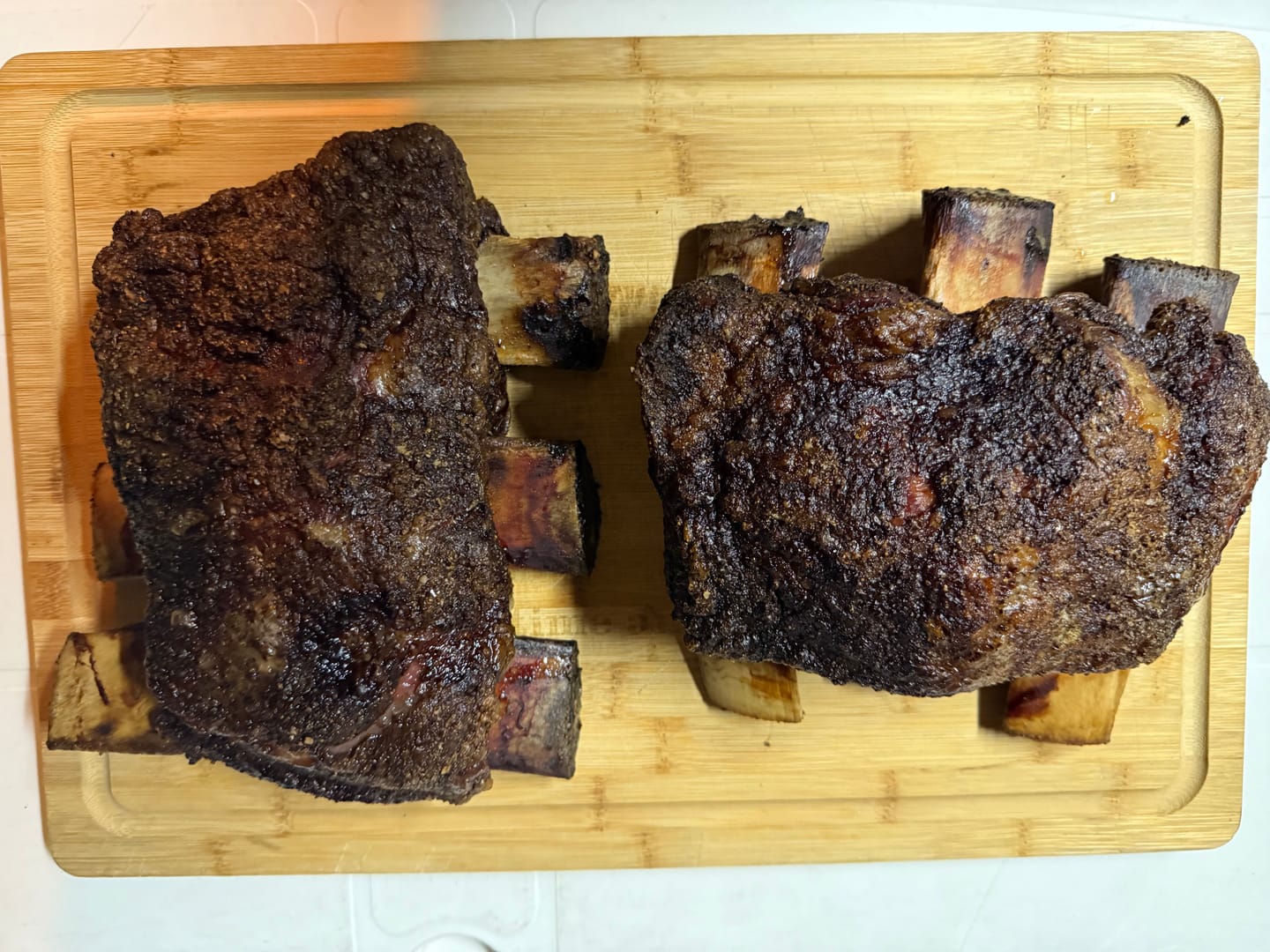 Customer photo review of USDA Choice Bone-In Short Ribs