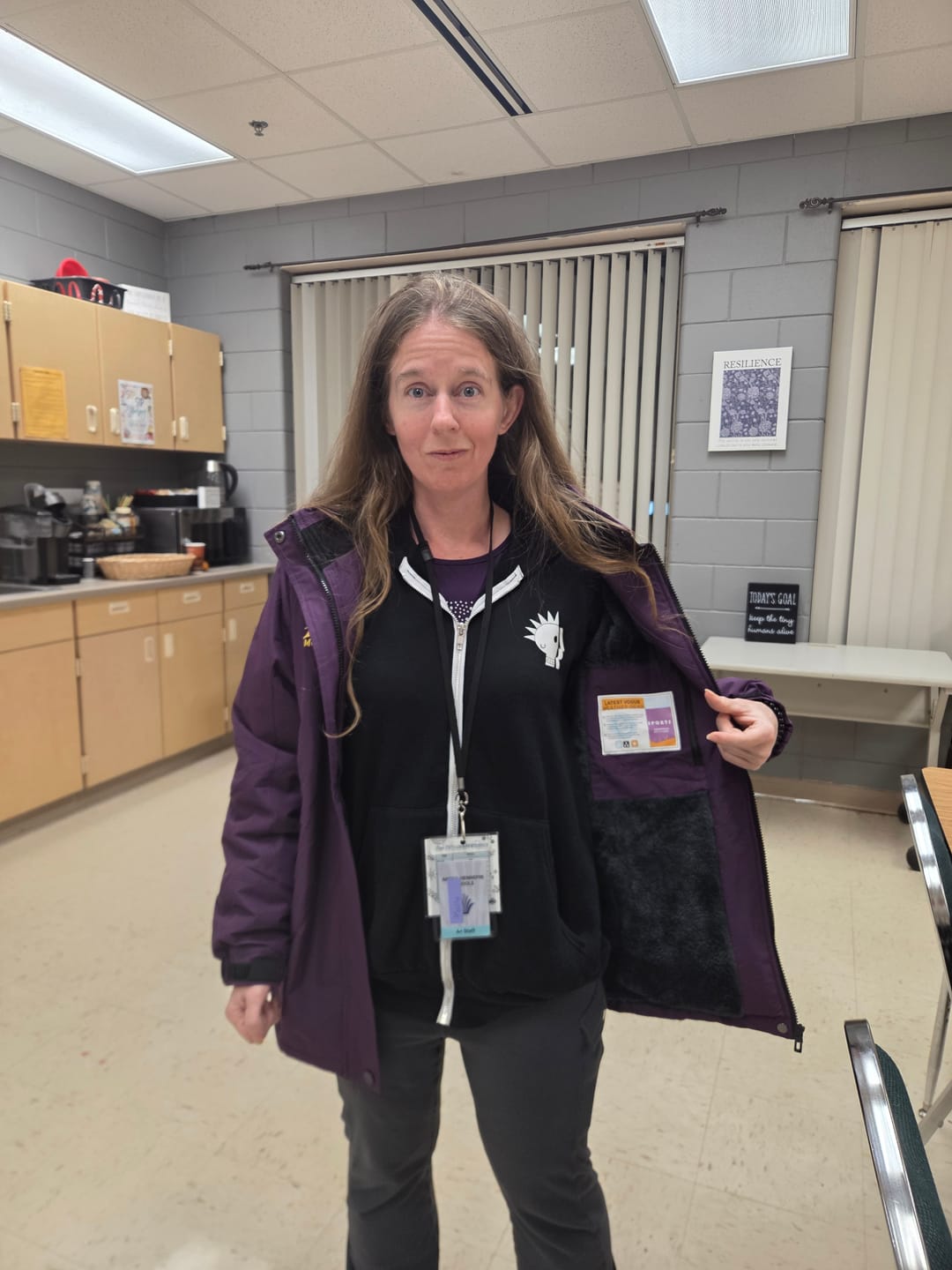 Customer photo review of PBS is Punk Zip-up Hoodie