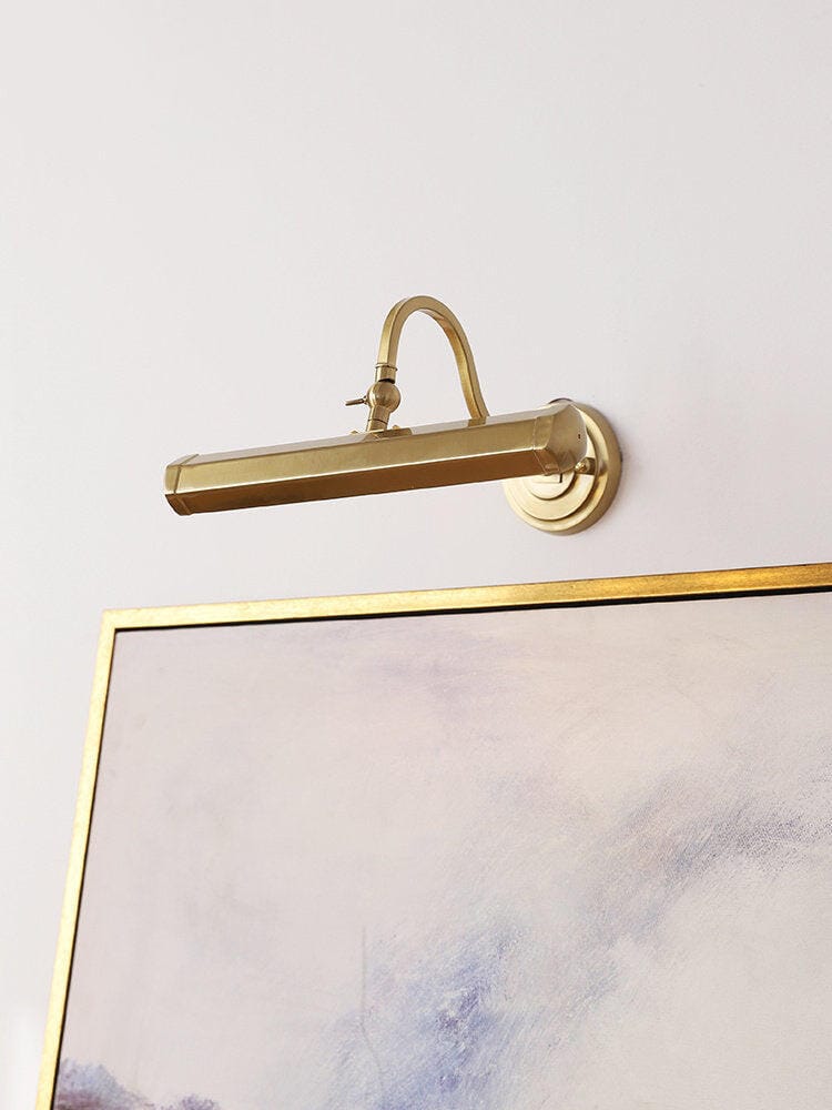 Customer photo review of Adjustable Wall Light, Metal Wall Sconce, Chrome or Gold