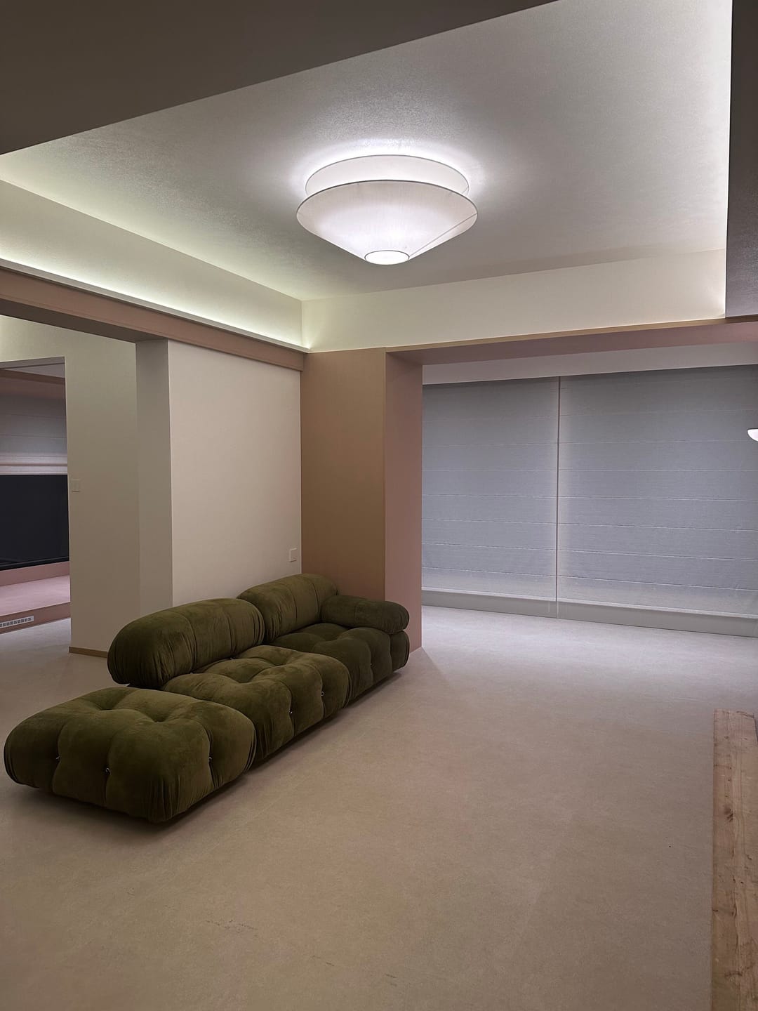 Customer photo review of Hiksnra 3 Piece Sectional Sofa | Compression Sofa in Box