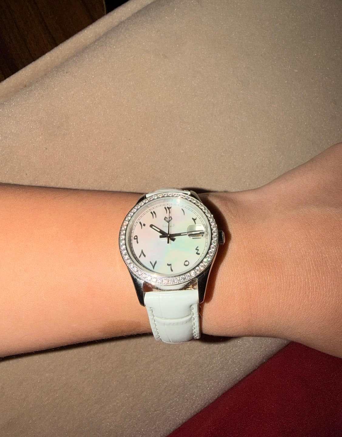 Customer photo review of Perla White + Fine 925 Silver Bracelet