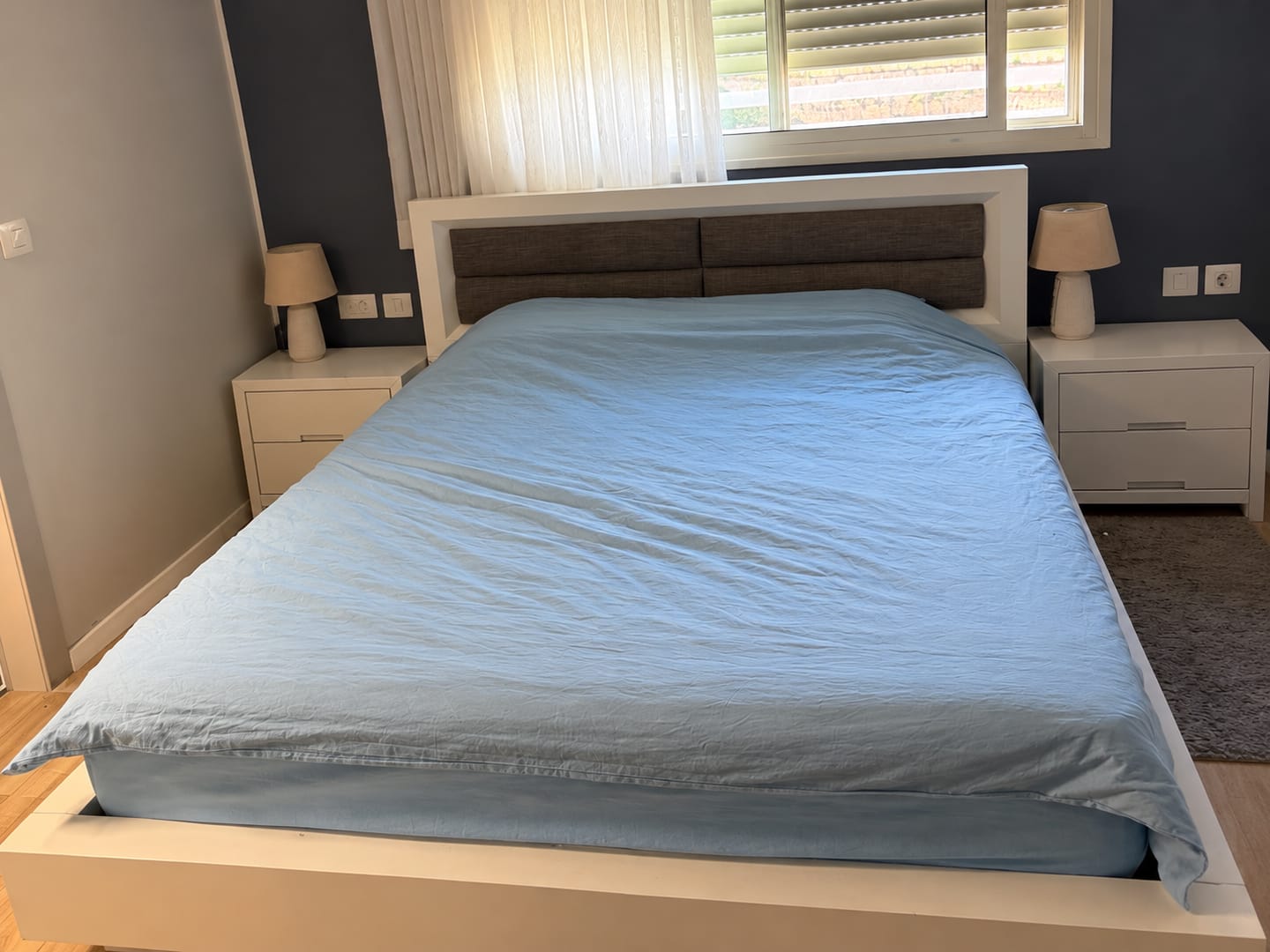 Customer photo review of ציפה לשמיכה אקו – 100% כותנה – תכלת