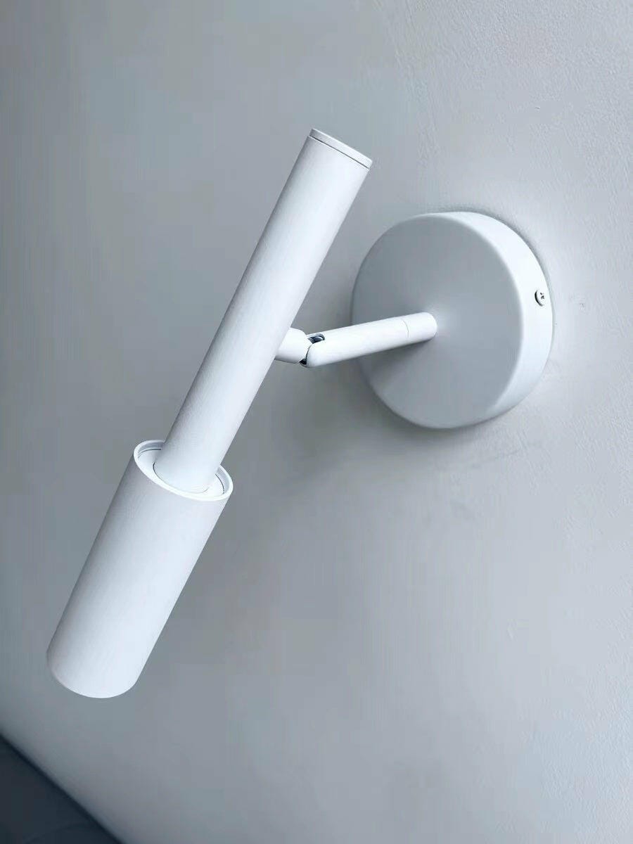 Customer photo review of Slim Black Aluminium Wall Light, Swivel Beam, Wall Sconce, 10 cm