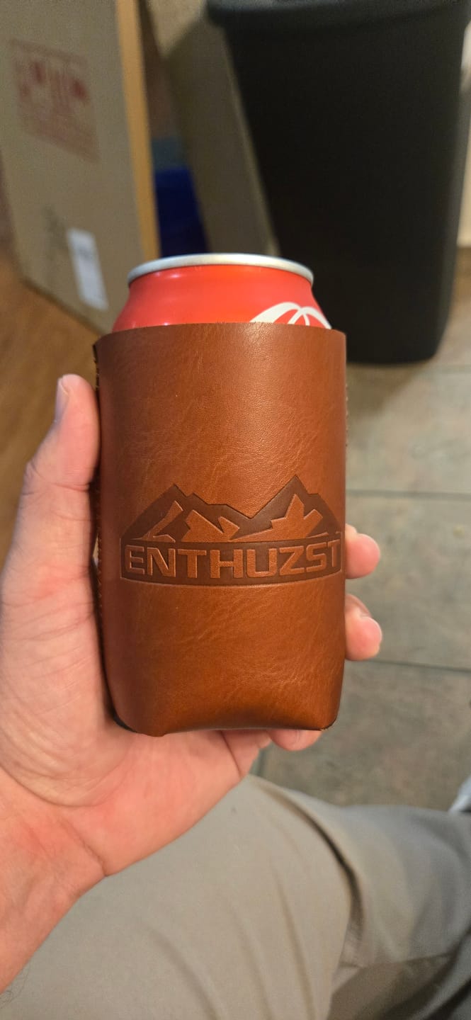 Customer photo review of ENTHUZST™ LEATHER KOOZIE