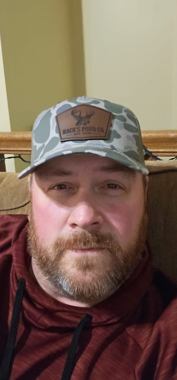 Customer photo review of Richardson CAMO Custom Leather Patch Hats