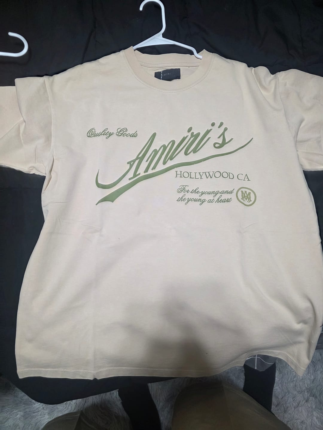 Customer photo review of AMIRI Quality Goods T-shirt