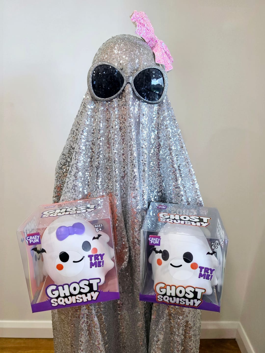 Customer photo review of Giant Squishy Halloween Ghost - Boy