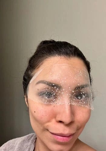 Customer photo review of Lashield Lash Shower Shield
