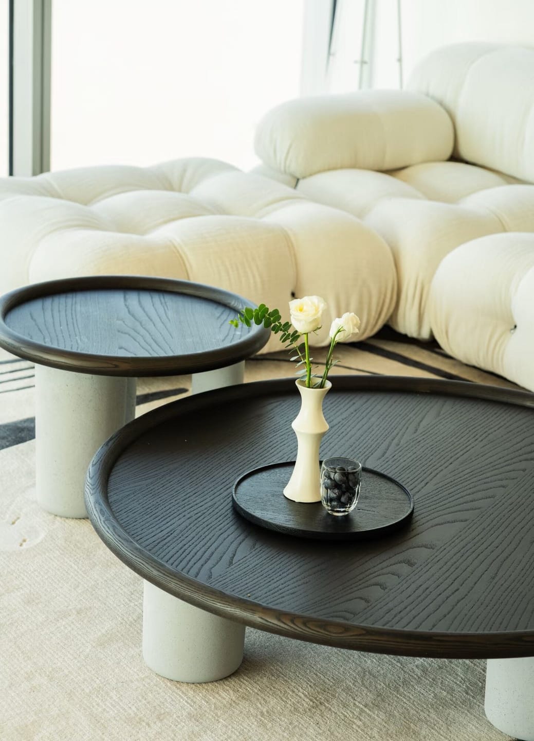 Customer photo review of Hiksnra 3 Seater Sofa with Rectangular Ottoman | Sofa in a Box