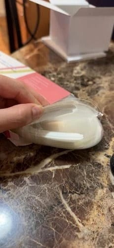 Customer photo review of Lashield Lash Shower Shield