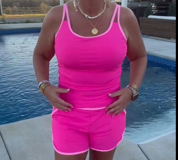 Customer photo review of Tummy Control Ruched Tankini Set