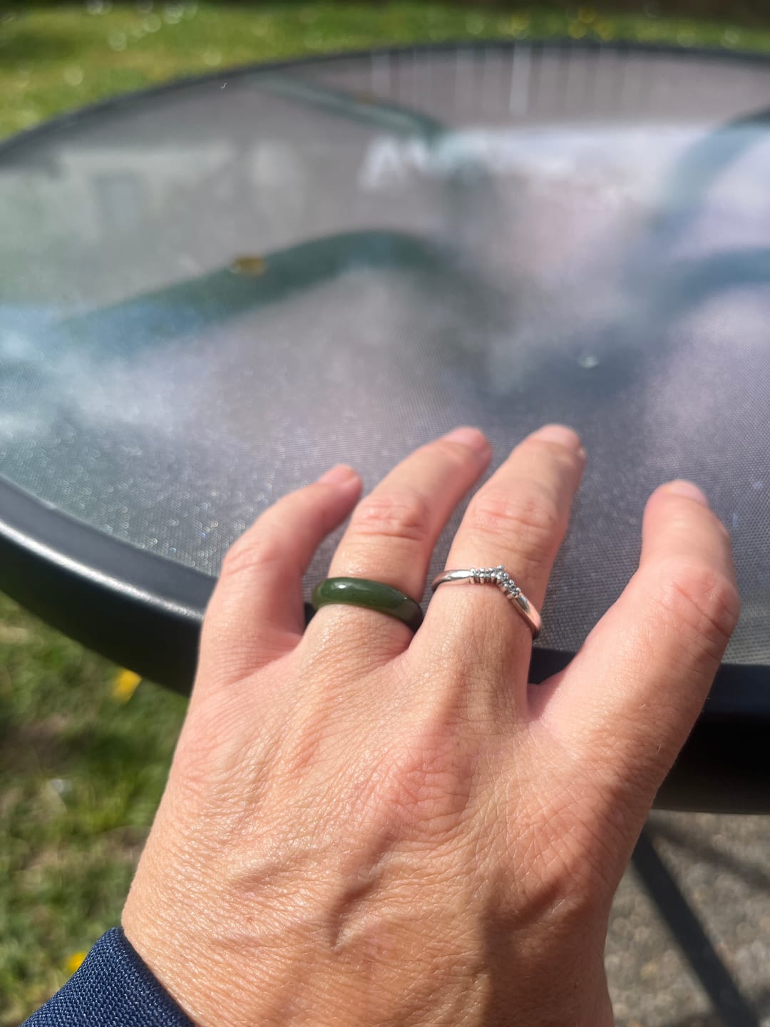 Customer photo review of Greenstone Ring