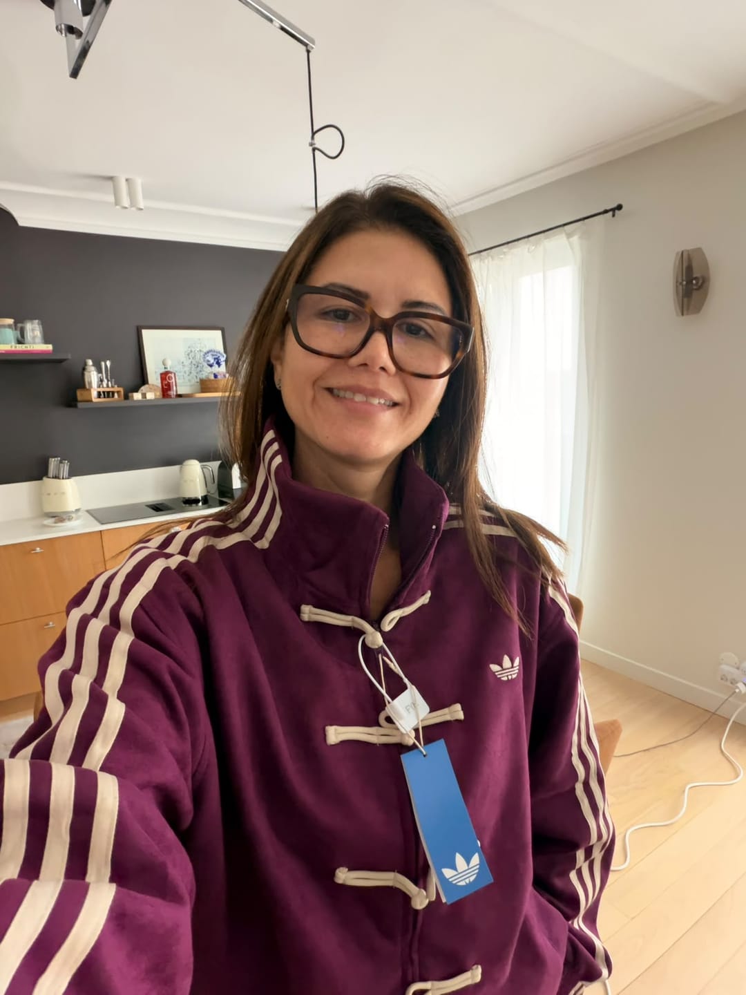 Customer photo review of Adidas Chinese New Year Full Collection 2026 CNY Tang Track Jackets
