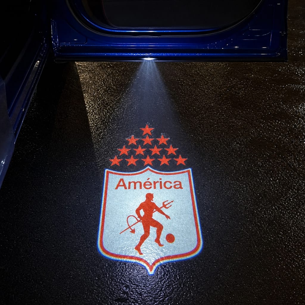 Customer photo review of Proyector de futbol LED para carro