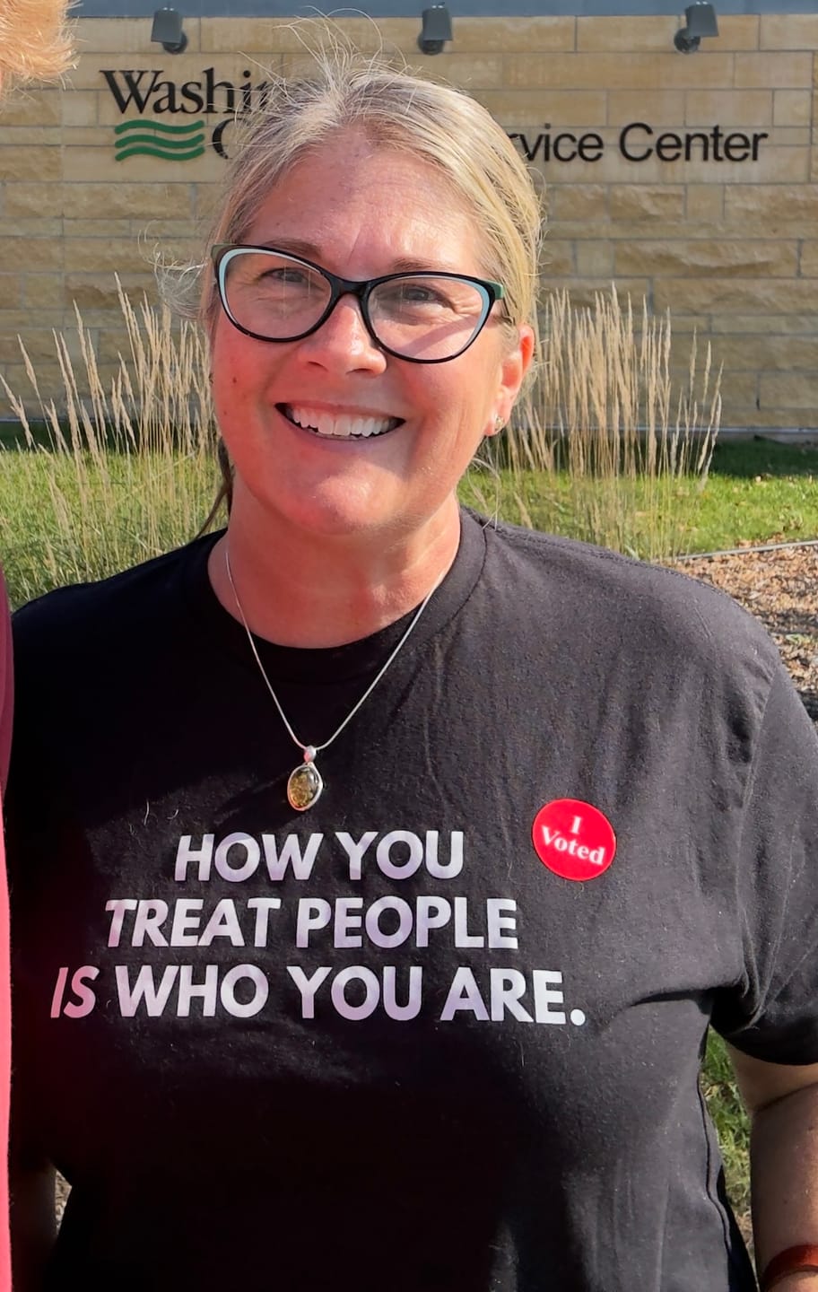 Customer photo review of Treat People Unisex T-Shirt
