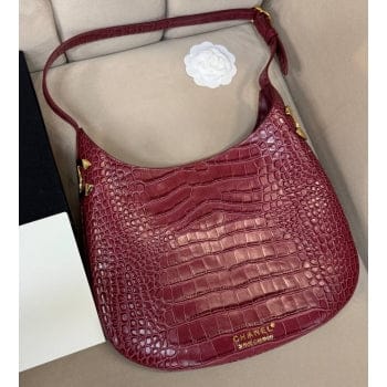 Customer photo review of Chanel 2026 Shoulder Bag Crocodile Embossed Leather 167164