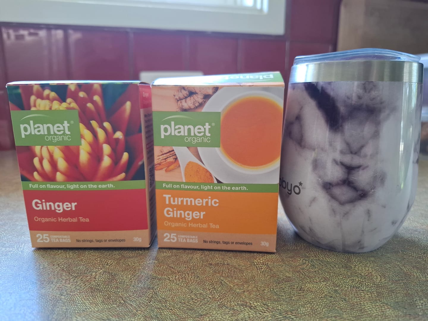 Customer photo review of Ginger 25 Teabags - Certified Organic