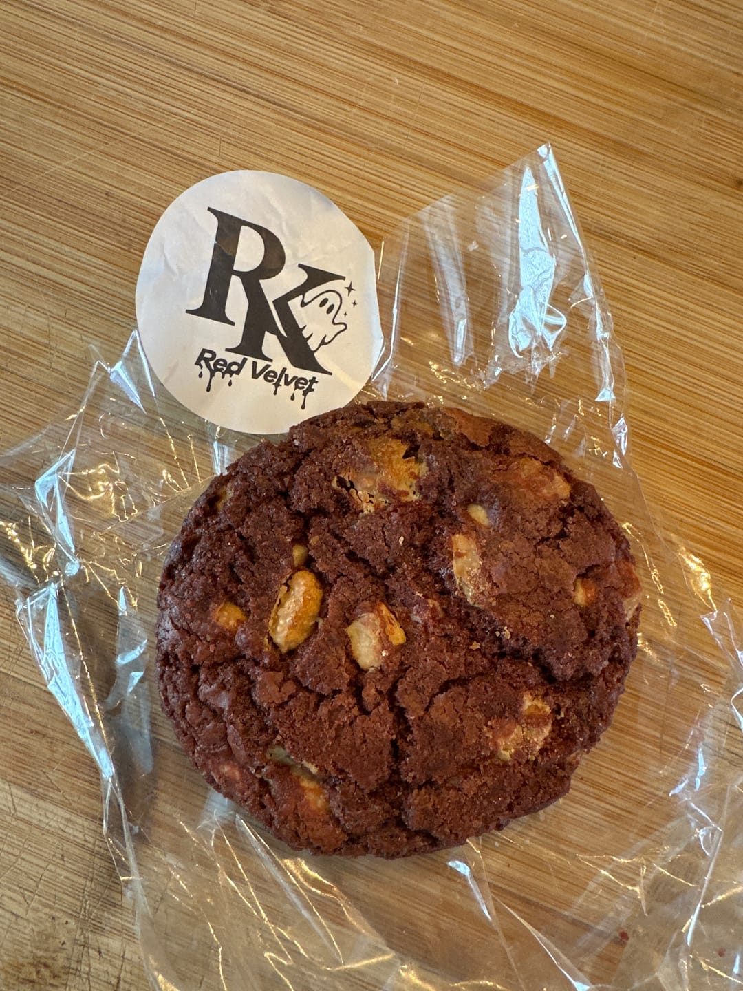 Customer photo review of Bloody Red Velvet Cookies