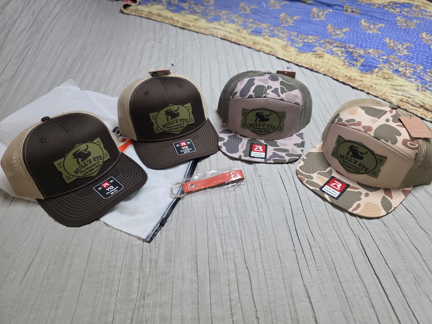 Customer photo review of Richardson 112 Custom Leather Patch Hats