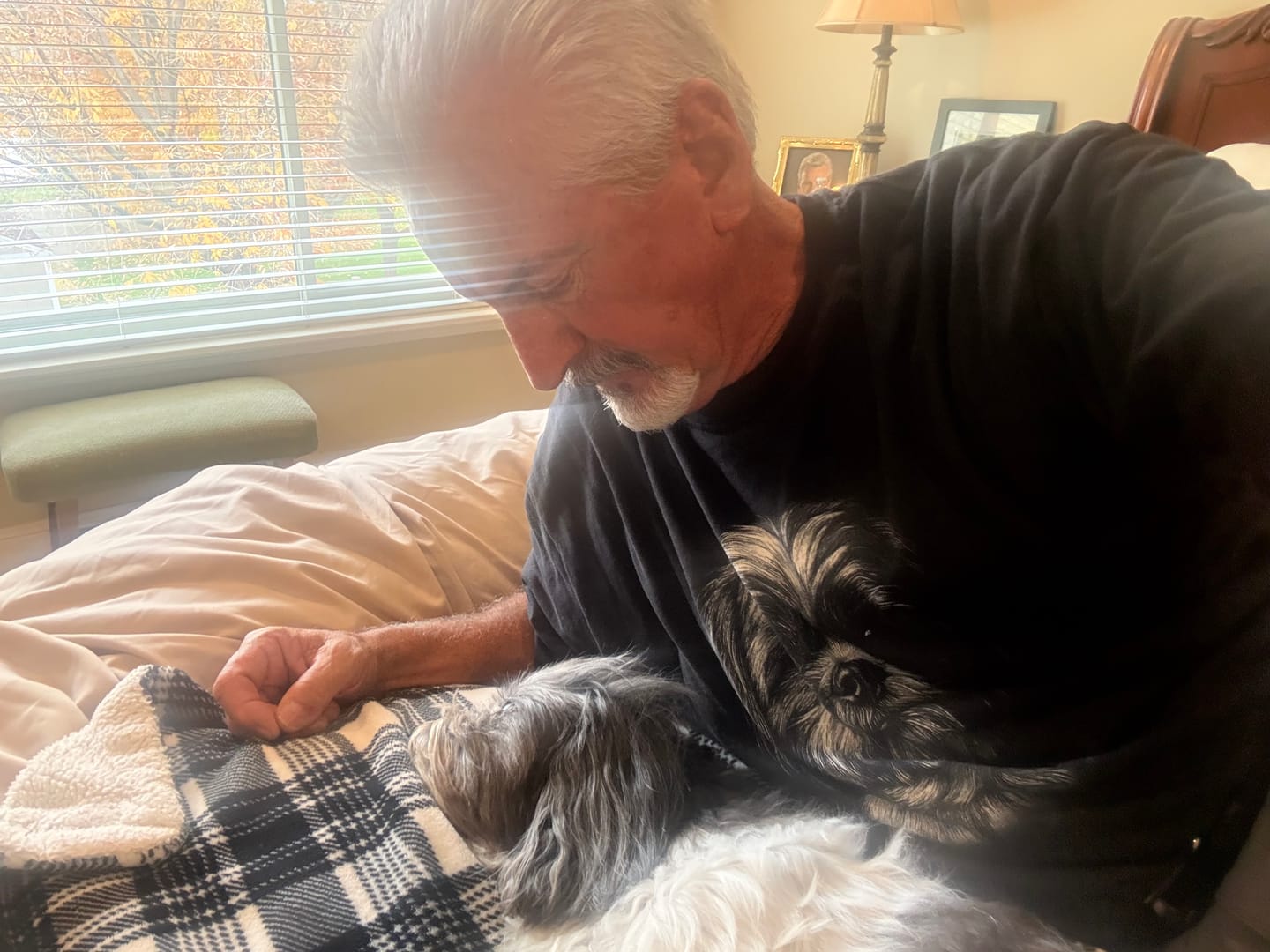 Customer photo review of Shih Tzu Engraved Premium Tee