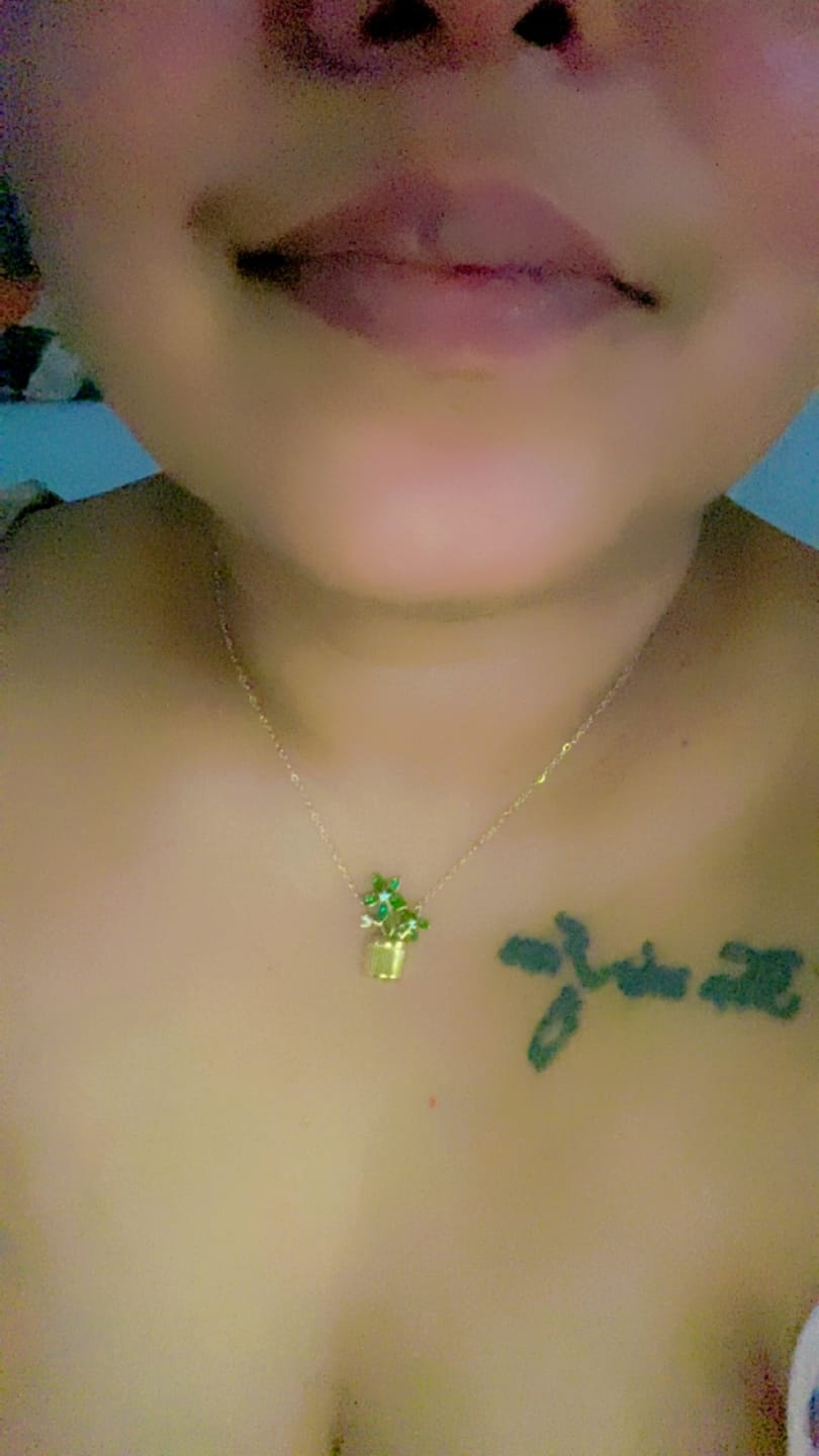 Customer photo review of Bloom Pendant Necklace